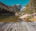Dream Lake, Rocky Mountains, Colorado, USA Royalty Free Stock Photo
