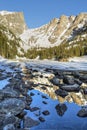 Dream Lake Spring Morning Royalty Free Stock Photo