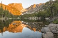 Dream Lake Sunrise Reflections Royalty Free Stock Photo