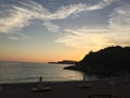 Dream, sea, landscape, rocks, Bay, sky, sun, Mediterranean sea, Saint Stephen, Montenegro