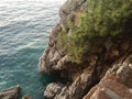 Dream, sea, landscape, rocks, Bay, sky, sun, Mediterranean sea, Saint Stephen, Montenegro