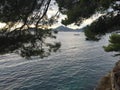 Dream, sea, landscape, rocks, Bay, sky, sun, Mediterranean sea, Saint Stephen, Montenegro