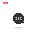 Dream speech bubble z letter icon isolated 5 Royalty Free Stock Photo