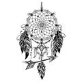 Dreamcatcher boho and india style