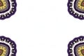 Dreamcatcher circular strings corner design background