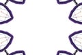 Dreamcatcher circular strings design border background