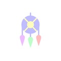 Dreamcatcher, decoration icon. Simple color vector elements of flower children icons for ui and ux, website or mobile application