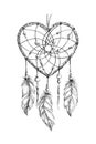 Dreamcatcher Heart illustration