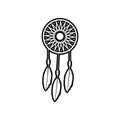 Dreamcatcher icon. Element of Mexico for mobile concept and web apps icon. Outline, thin line icon for website design and