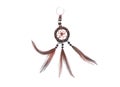 Dreamcatcher isolated on a white background. Boho, indian, magic amulet.