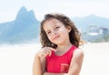 Dreaming child at Rio de Janeiro