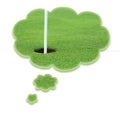 Dreaming about golf Royalty Free Stock Photo