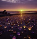 Dreaming Sunset - A Colorful Beach