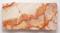 Dreamlike Naturaleza: A Stunning Orange And White Marble Slab