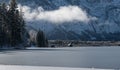 Dreamlike Winter wonderland in Almtal, Salzkammergut