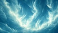 Dreamscape Abstract Panorama Ethereal Clouds Ascending Towards a Softly Lit Celestial Horizon Royalty Free Stock Photo