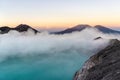 Dreamscape of the Ijen volcano Royalty Free Stock Photo