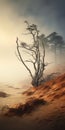 Dreamscape Portraiture: A Tree In The Desert