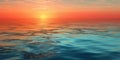 dreamscape, waterscape, beautiful sunset over the sea Royalty Free Stock Photo