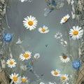 Dreamscape of White Daisies Royalty Free Stock Photo