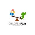 Game logos for girls, Playgroup icons, Seesaw game