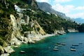 Italy Landscape - Conca dei Marini Beach Royalty Free Stock Photo