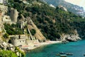 Colourful Landscape at Amalfi Coast Royalty Free Stock Photo