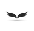 Wing Logo Template. Identity, vector, illustration. Royalty Free Stock Photo