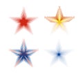 Arrow stars vector. Royalty Free Stock Photo