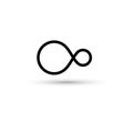 Infinity logo Vector. Loop, modern.