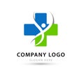 People, healthcare logo new trendy high quality professional logo Royalty Free Stock Photo