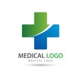 Green, healthcare logo new trendy high quality professional logo Royalty Free Stock Photo