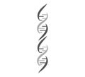 DNA Helix Logo vector Template. Genetics Vector Design. Royalty Free Stock Photo