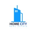 House, home, real estate, logo, HOME CITY architecture symbol rise building icon vector design. Royalty Free Stock Photo