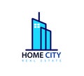 House, home, real estate, logo, HOME CITY architecture symbol rise building icon vector design. Royalty Free Stock Photo