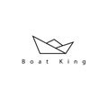 Sailing, boat line art logo creative vector designs of sailboat logo icon .