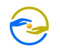 Eye care new concept logo.