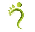 People green Partnership logo success active people symbol healthy logo vector Royalty Free Stock Photo