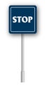 Street road sign board vector illustration. Roadsign alert notice. Royalty Free Stock Photo