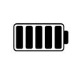Battery icon. Charging level full power high up. Gadget, Icon energy status vector Royalty Free Stock Photo