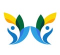 People together family nature logo