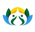 People together family nature logo