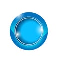 Abstract shine blue circle.