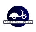 Delivery logo, Express delivery logo for your company. Post your item logo.