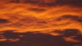 Dreamtime orange Sunset Royalty Free Stock Photo