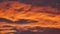 Dreamtime orange Sunset Royalty Free Stock Photo