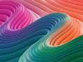 Dreamwave Flow Wonder and Joy Gradient Abstract Texture Royalty Free Stock Photo