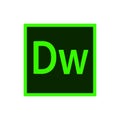 Dreamweaver logo editorial illustrative on white background