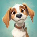 Dreamworks Cartoon: Beagle The Playful Chihuahua With Mottled Merle Fur