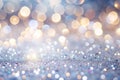 Subtle white sparkles in a soft-focus setting. Modern blurred bokeh background with soft details with bright and brilliant colors Royalty Free Stock Photo